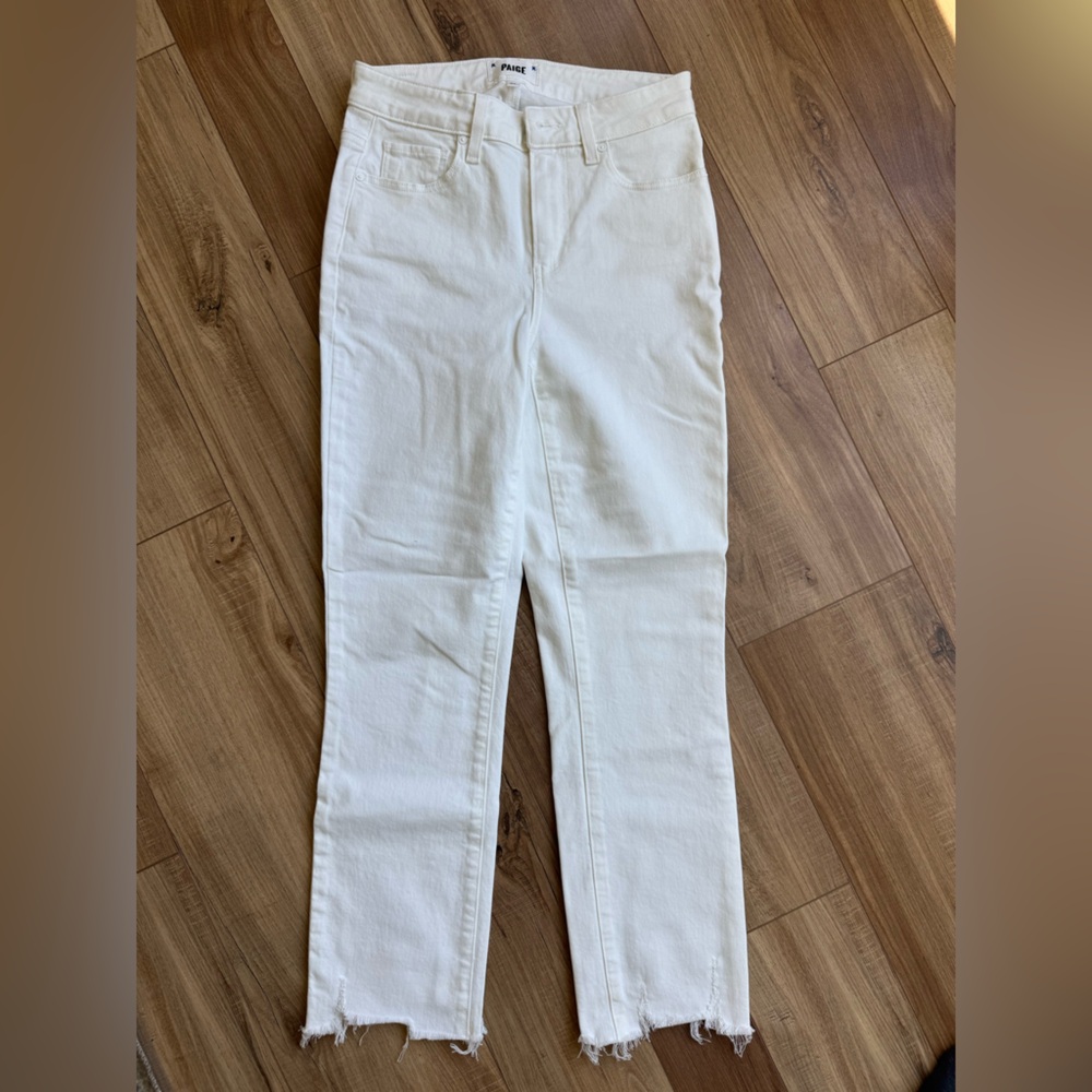PAIGE Cindy Crop Sz 26 White